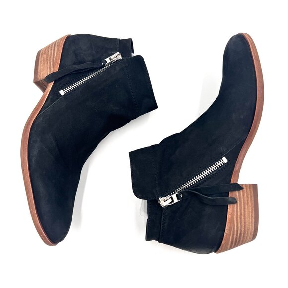 Sam Edelman Parker Ankle Boot Black Suede Size 8 - Picture 4 of 16